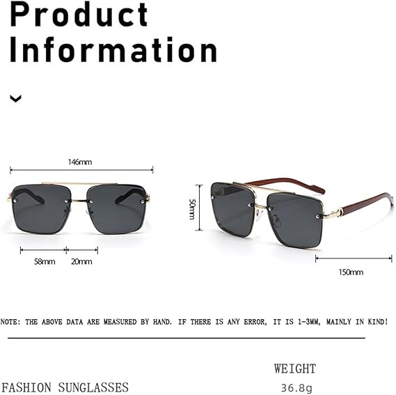 Vintage Wood Grain Sunglasses