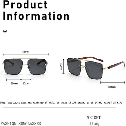 Vintage Wood Grain Sunglasses