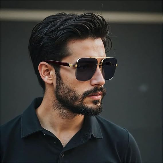 Vintage Wood Grain Sunglasses
