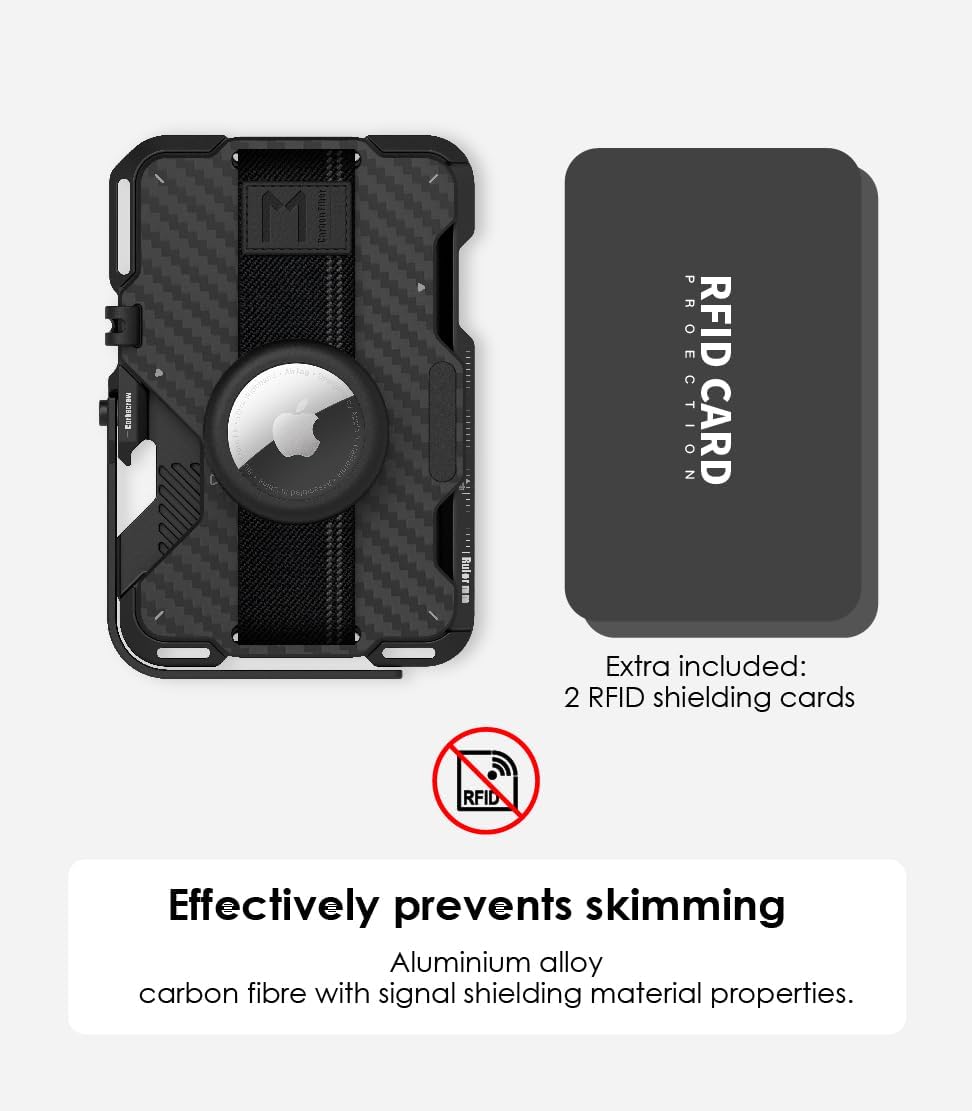Multi-Tool Magnetic Metal Wallet | Frosted Cover | MagSafe