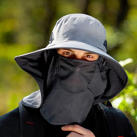 Fishing Hat Wide Brim UV Sun Protection Hat UPF 50+