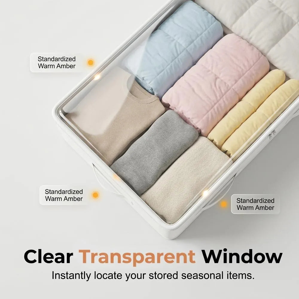 2-Pack Foldable Under-Bed Storage Bags