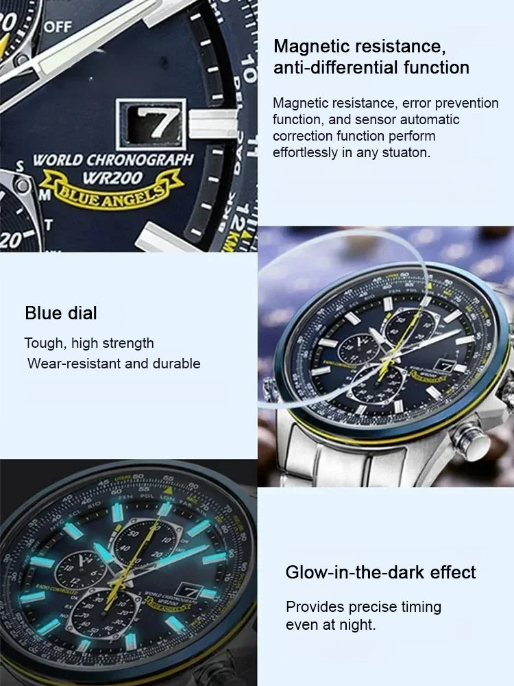[Urgent Promotion] Exclusive London Release: Blue Angels Pilot Watch – Limited to the first 100 customers!