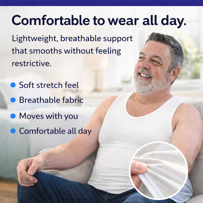 Plus Size Men's Shapewear Tank Top