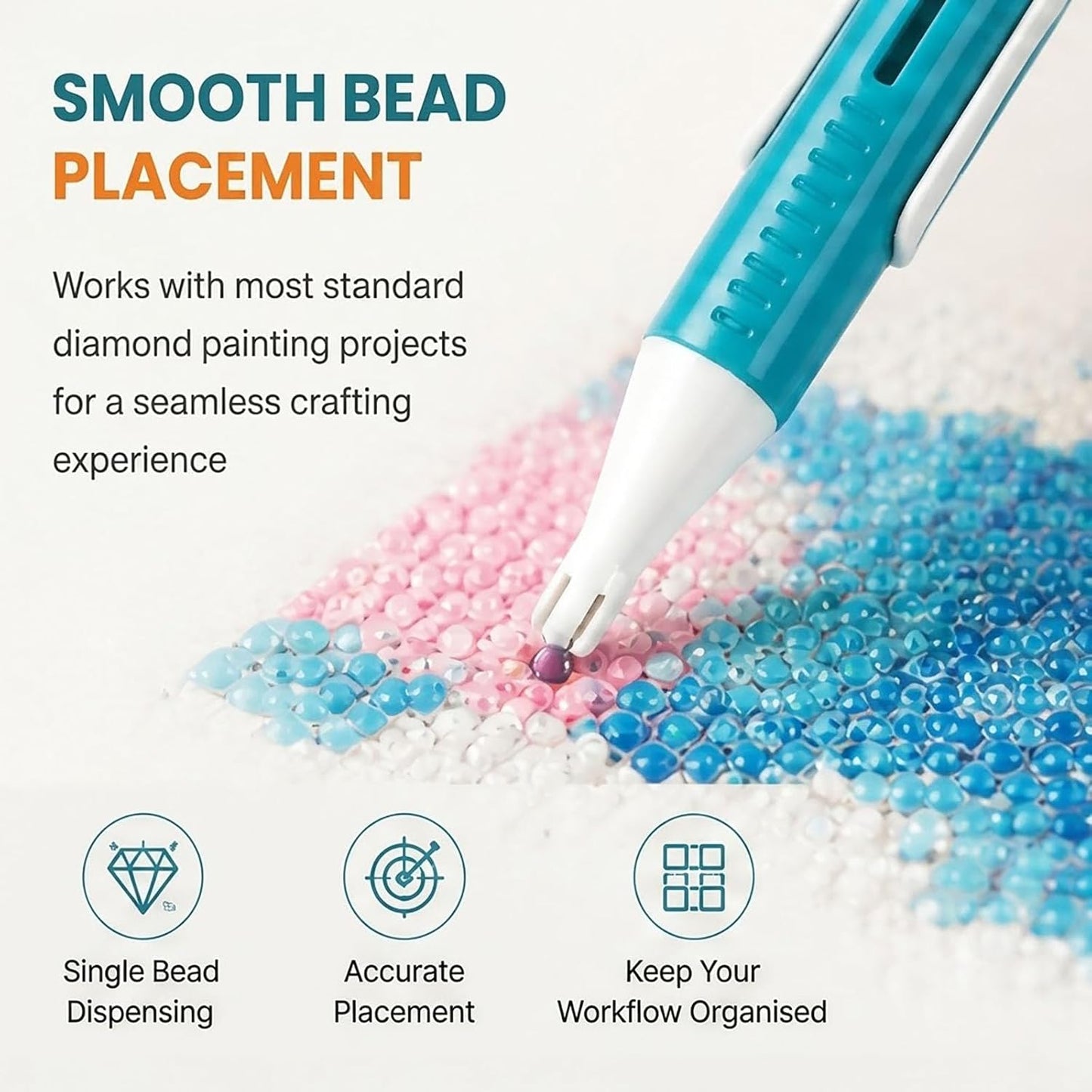 Automatic Diamond Painting Bead Dispenser Pen
