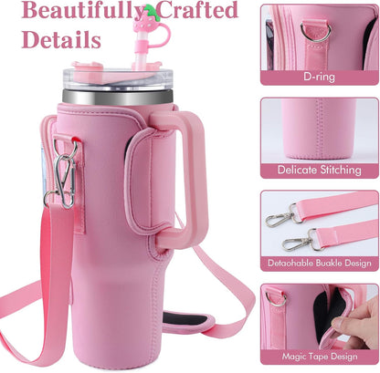 Transparent Touchscreen Tumbler Carrier Bag