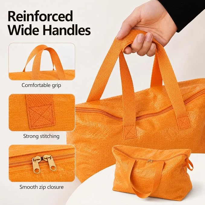 Heavy-Duty Zippered Moving and Storage Bag