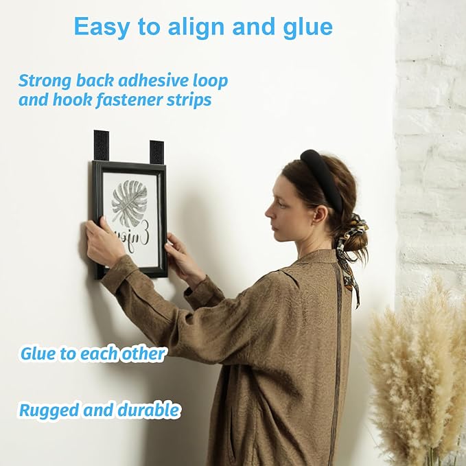 1x4 Inch Hook and Loop Strips 30 Pcs