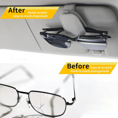 Chiccorsa 2026 Sunglass Holder for Car-2Pcs