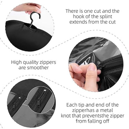 3 Pcs Extra Long Hair Extension Storage Bag