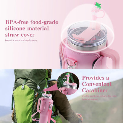 Transparent Touchscreen Tumbler Carrier Bag