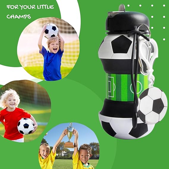 ⚽ Football Water Bottle 18 oz BPA-Free for Boys and Girls Buy 1 Get 1 Free