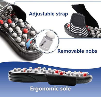Rotating Acupoint Massage Foot Health Slippers