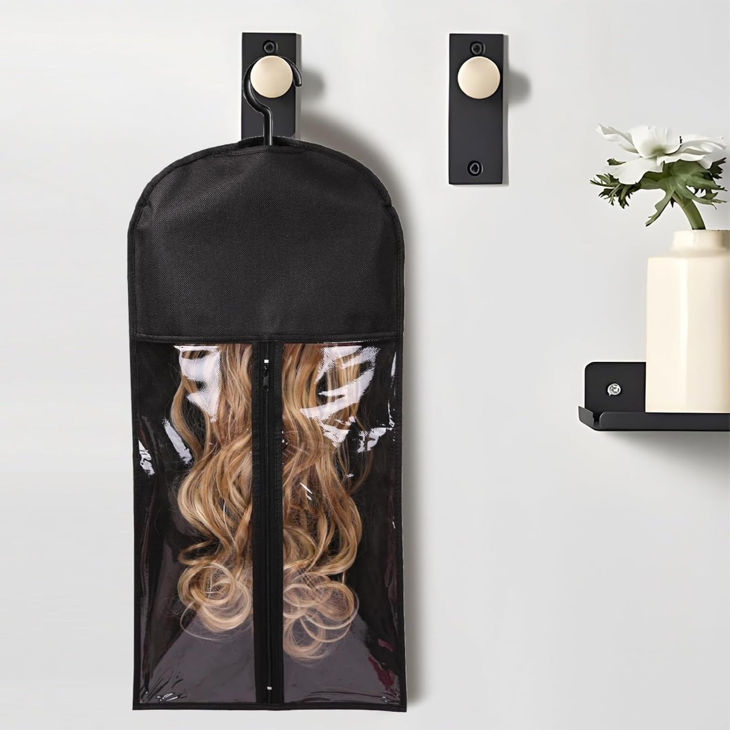 3 Pcs Extra Long Hair Extension Storage Bag