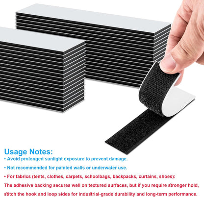 1x4 Inch Hook and Loop Strips 30 Pcs