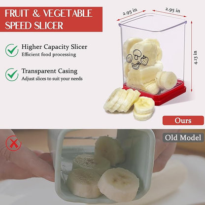 Fruit Slicer Cup - Fruit&Vegetable Fst Cutting Slicer