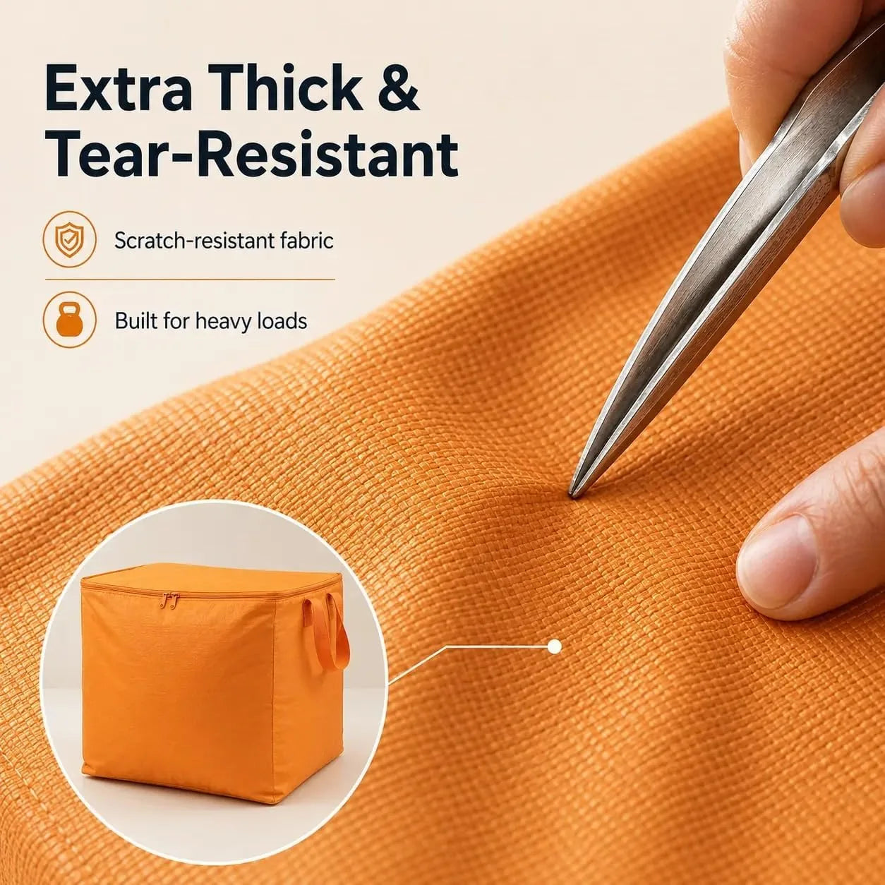 Heavy-Duty Zippered Moving and Storage Bag