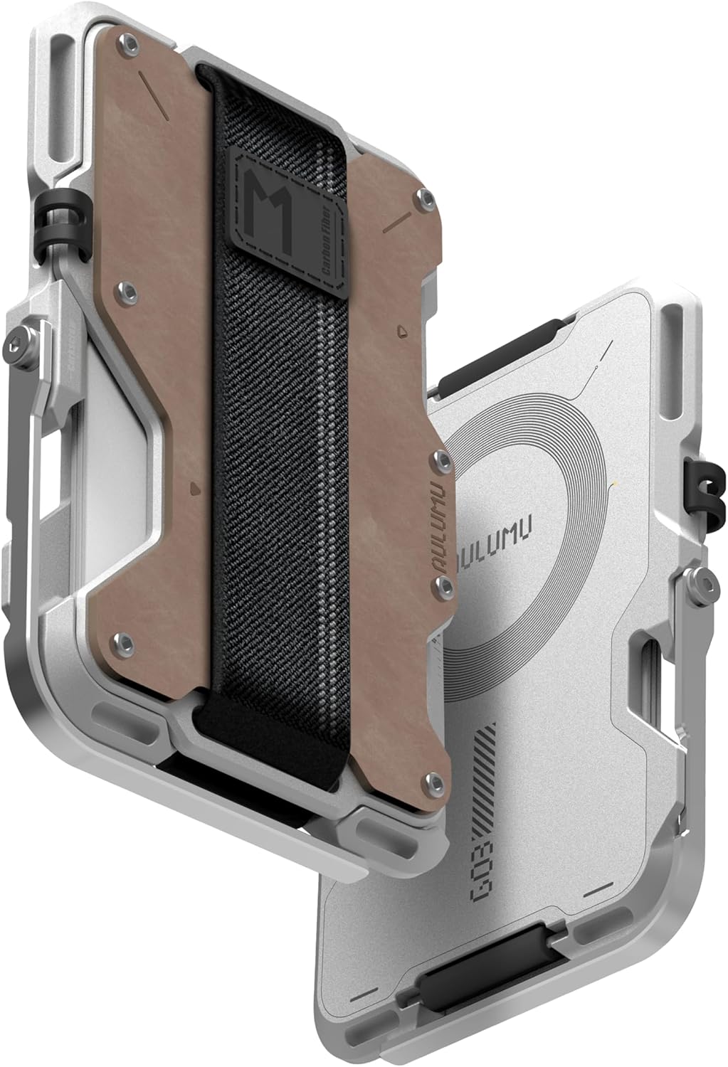 Multi-Tool Magnetic Metal Wallet | Frosted Cover | MagSafe