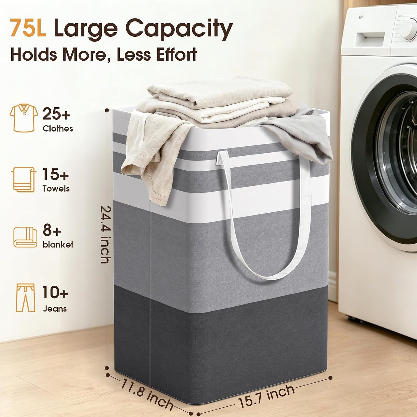 Waterproof Freestanding Large Laundry Hampers