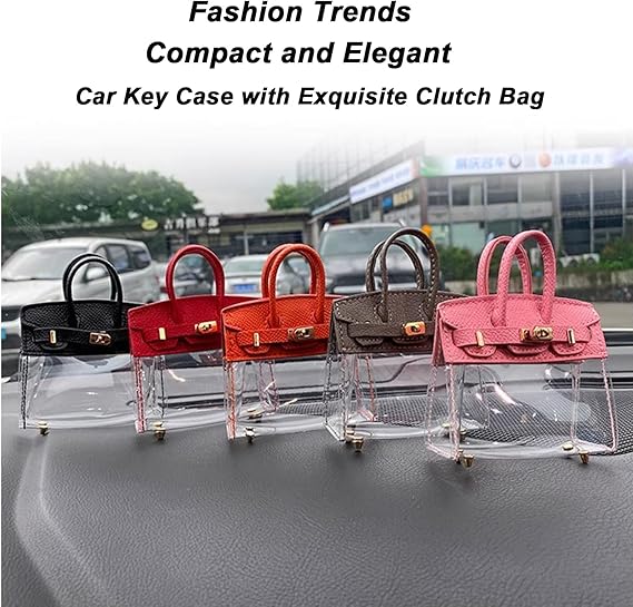Handbag-Like Key Fob Case 2 Pack