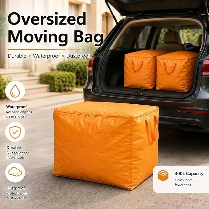 Heavy-Duty Zippered Moving and Storage Bag