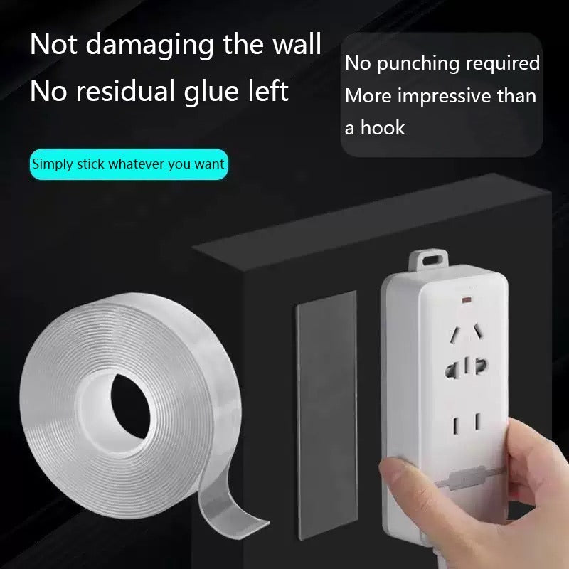 High Quality Nano Double Sided Adhesive Tape -Traceless Washable Reusable