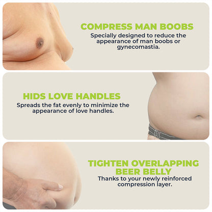 Plus Size Men's Shapewear Tank Top