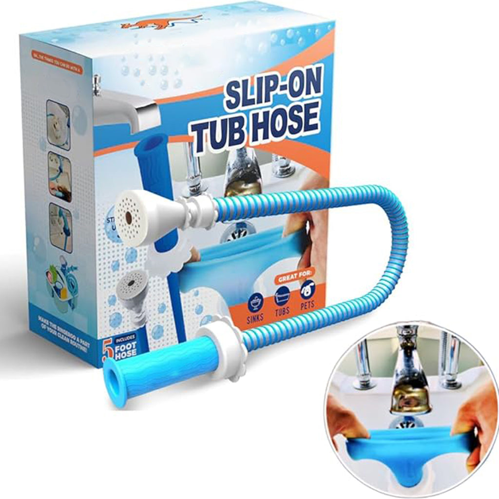 Slip-On Bathtub Faucet Sprayer - Pet Showerhead