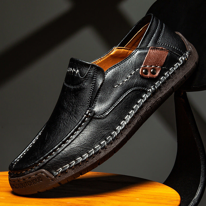 🔥 Men's   Genuine Leather Slip-On Loafers