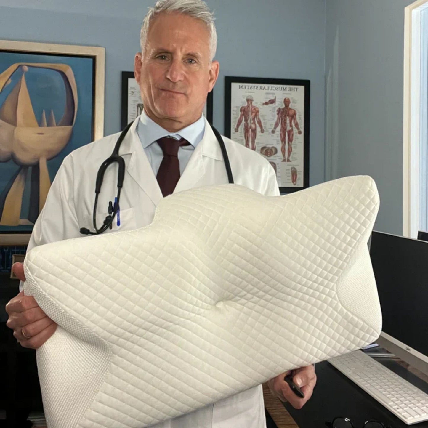 Contour Relief Pillow-Deep Sleep, No Pain