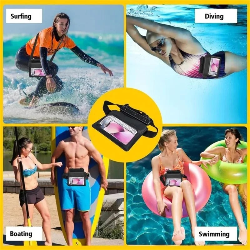 Floating Waterproof Sponge Waist Bag for Beach Drift