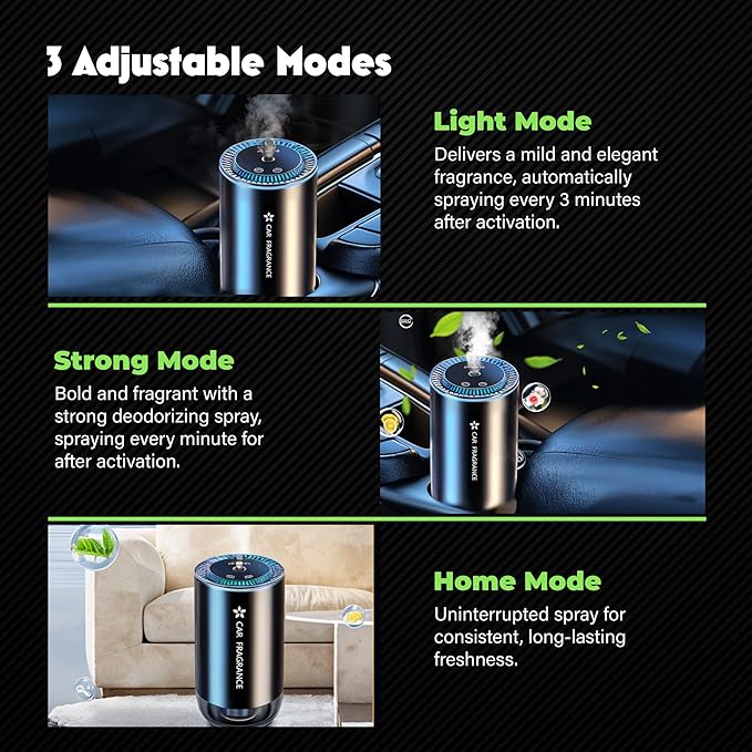 Smart Car Humidifier Diffuser With Star Projector