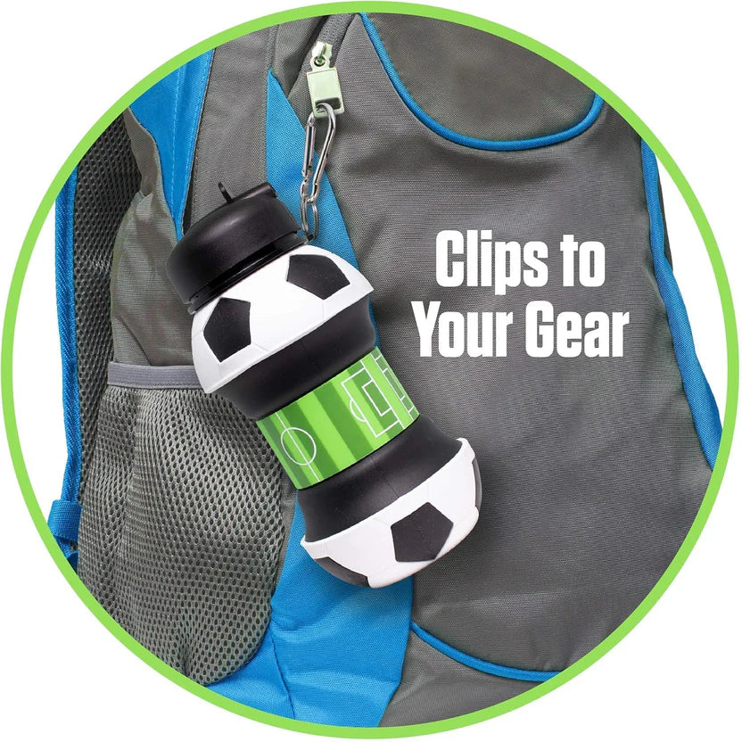 ⚽ Football Water Bottle 18 oz BPA-Free for Boys and Girls Buy 1 Get 1 Free