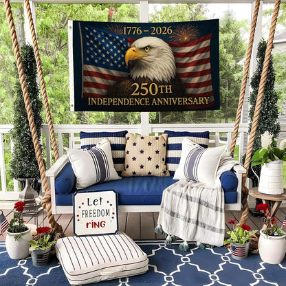3 Ply USA Anniversary 250th Flag