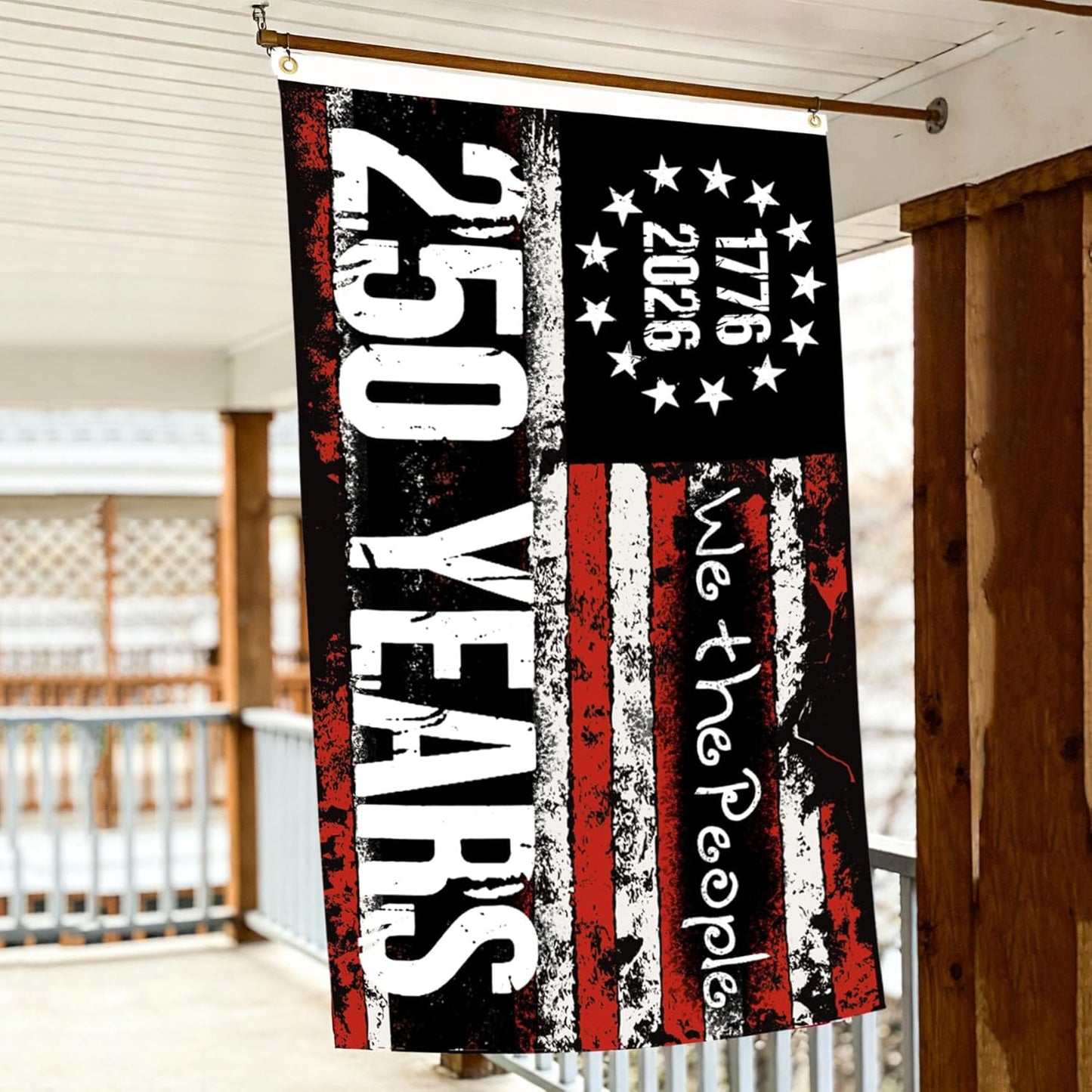3 Ply USA Anniversary 250th Flag