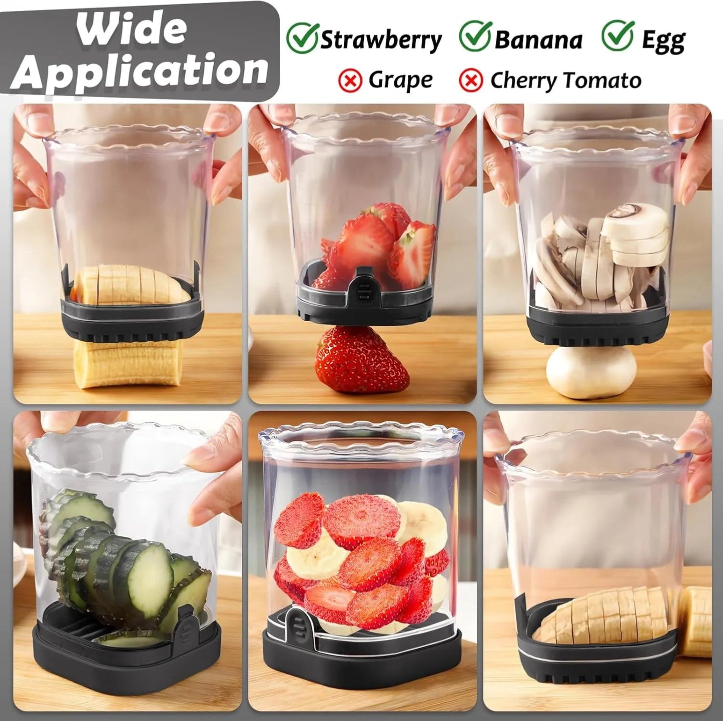 Fruit Slicer Cup - Fruit&Vegetable Fst Cutting Slicer