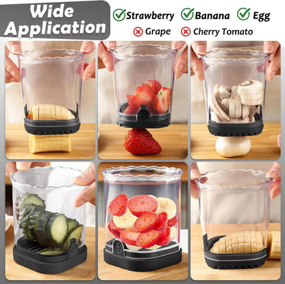 Fruit Slicer Cup - Fruit&Vegetable Fst Cutting Slicer