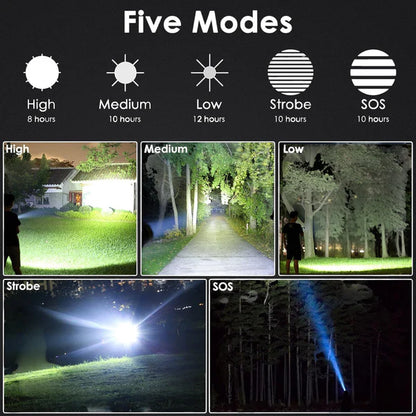 Super Bright Flashlight Work Light