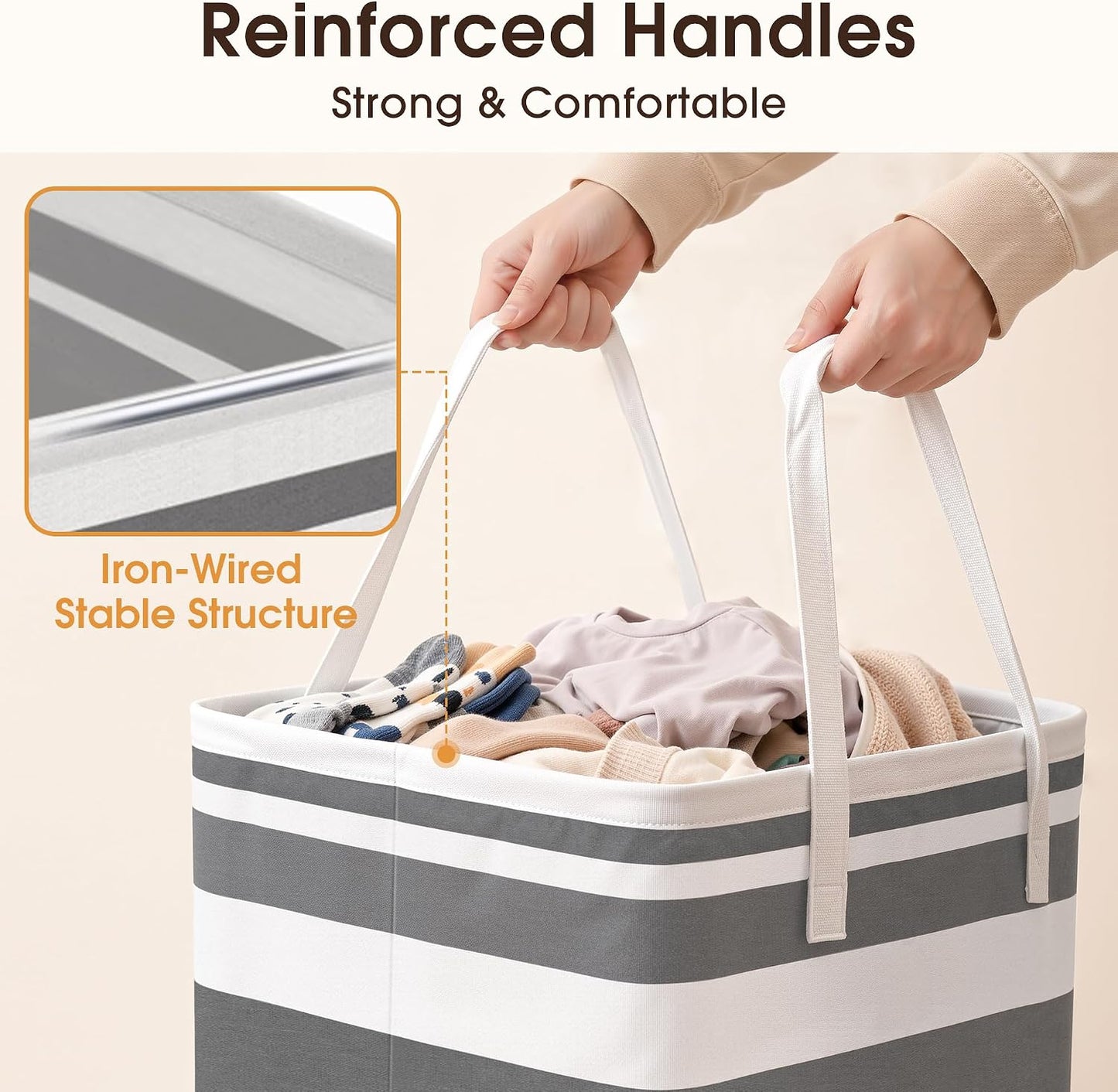 Waterproof Freestanding Large Laundry Hampers