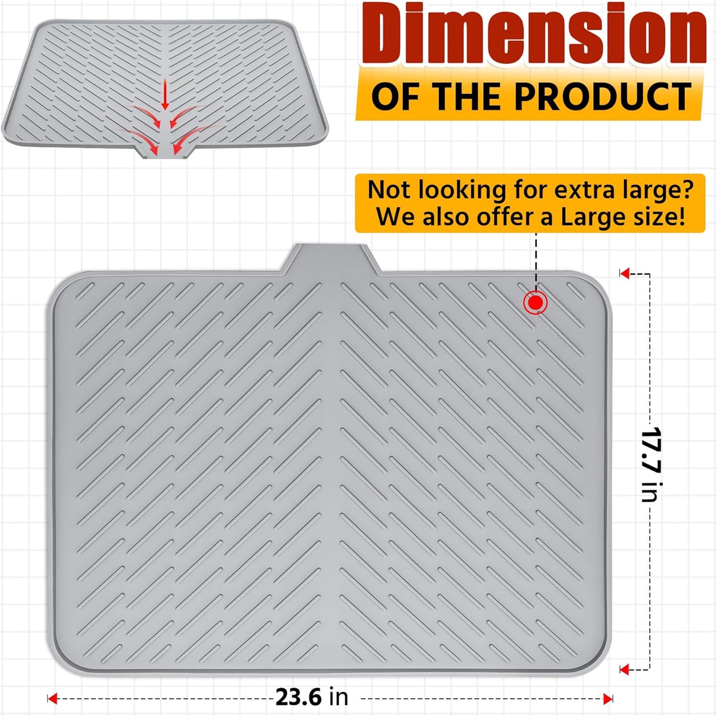 Silicone Dish Drying Mat