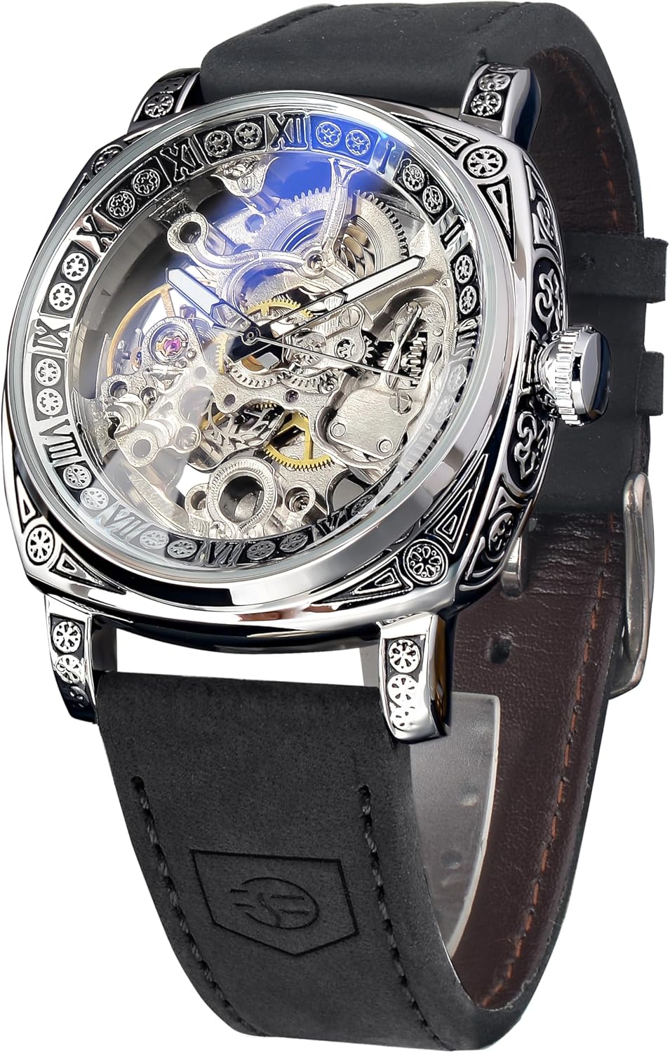Square Luxury Retro Mechanical Watch
