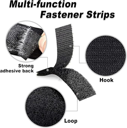 1x4 Inch Hook and Loop Strips 30 Pcs