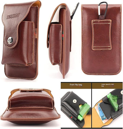 Leather Multifunction Waist Pouch