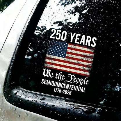 5 Pack USA 250th Anniversary Patriotic Stickers