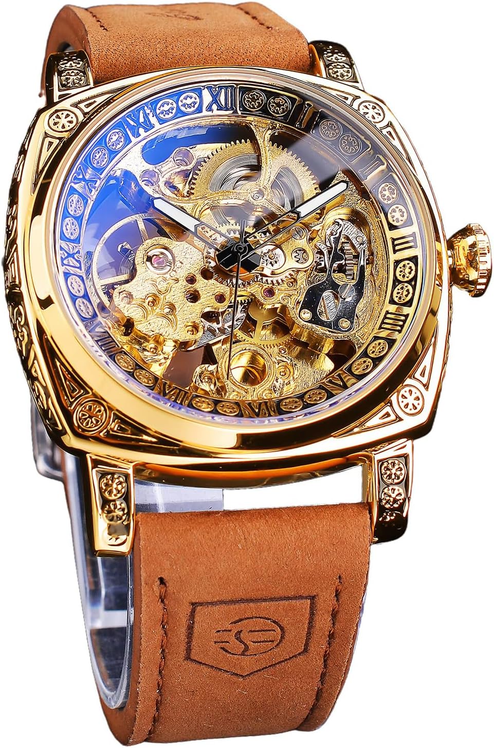 Square Luxury Retro Mechanical Watch