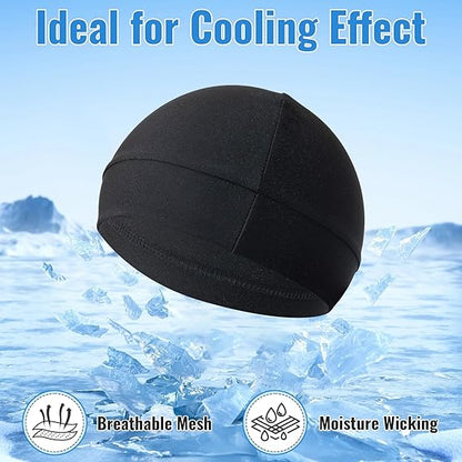 Sports Cycling Under Helmet Liner Cap 2 Pcs