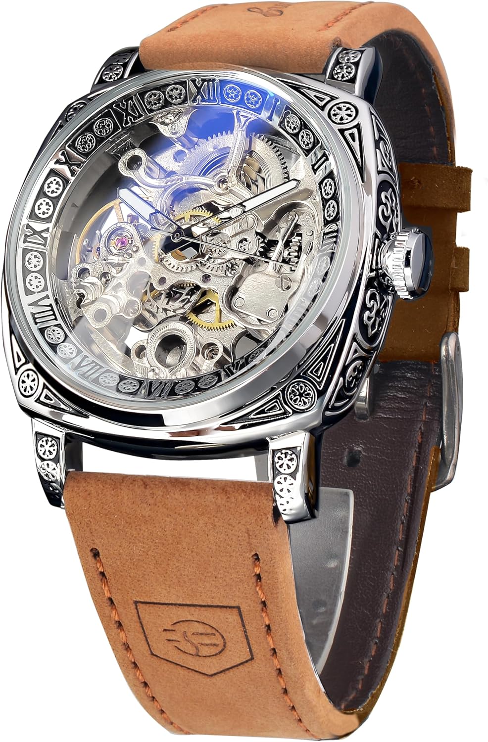 Square Luxury Retro Mechanical Watch