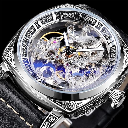 Square Luxury Retro Mechanical Watch