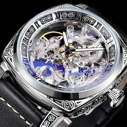 Square Luxury Retro Mechanical Watch