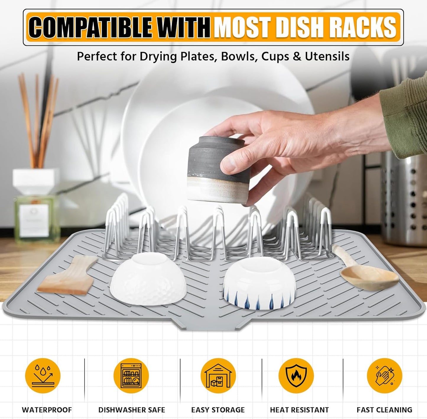 Silicone Dish Drying Mat